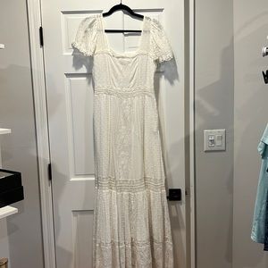 Love Shack Fancy White Dress